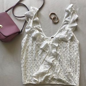 Free People white blouse